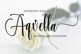 Aqvella Font: A Modern Script for Brand Identity
