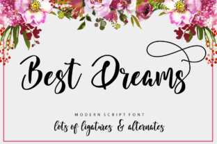 Best Dreams Font: A Modern Script for Handmade Brands