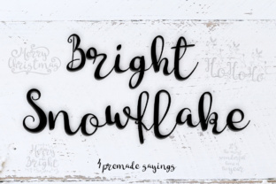 Bright Snowflakes: A Festive Script Font for Web Design