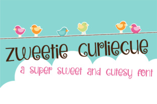 Bringing Zweetie Curliecue Font to Life in Your Shop