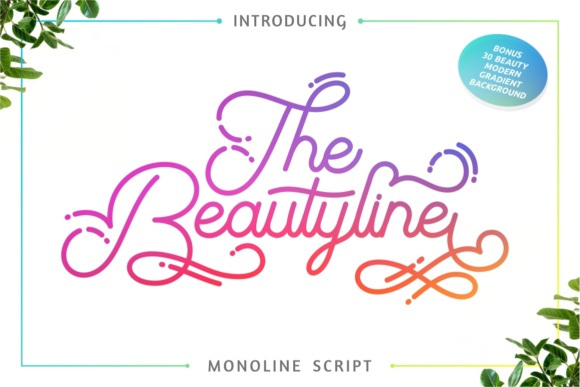 Elevate Your Brand with The Beautyline Typeface