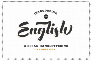 English Font Review: A Vintage Typeface for Bold Branding