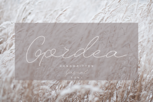 Gordea: A Modern Script Font for Editorial Design