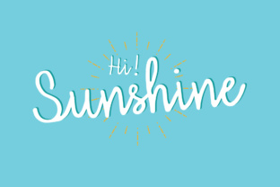 Hi Sunshine: A Warm Typeface for Small Business Branding
