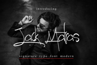 Jack Matras: The Modern Signature Font for Crafters