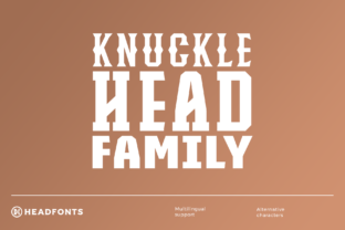 Knuckle Head: A Handwritten Script Typeface for Authentic Branding