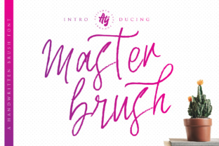 Master Brush: The Handwritten Font for Bold Marketing