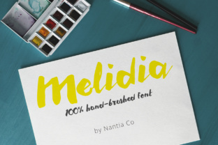 Melidia: A Bold Script Typeface for Modern Web Design