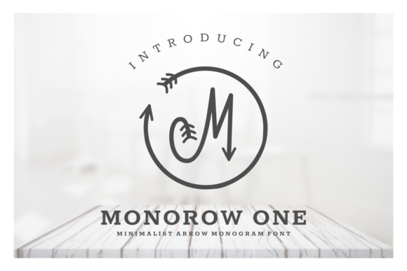 Monorow: A Minimalist Arrow Typeface for Modern Web Design