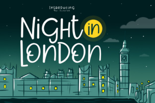 Night in London: A Playful Typeface for Memorable Branding