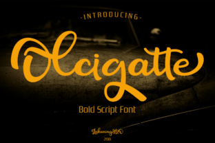 Olcigatte: The Script Font That Elevates Small Business Branding