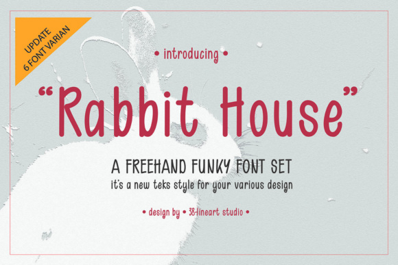Rabbit House: A Playful Typeface for Bold Campaigns