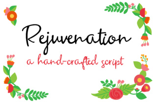 Rejuvenation: A Handwritten Font for Authentic Branding