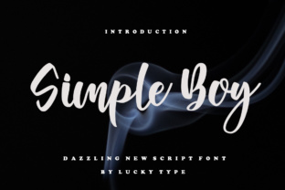 Simple Boy Font: A Modern Script for Small Business Branding