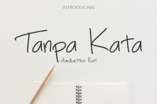Tanpa Kata: A Handwritten Font for Editorial Stories