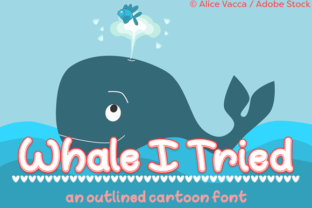 Whale I Tried: A Playful Display Font for Editorial Design