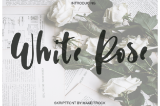 White Rose Font: Elevate Your Brand with Elegant Script Typography